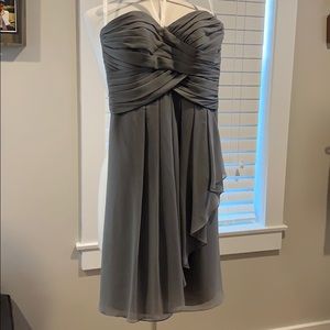 David’s Bridal strapless size 2